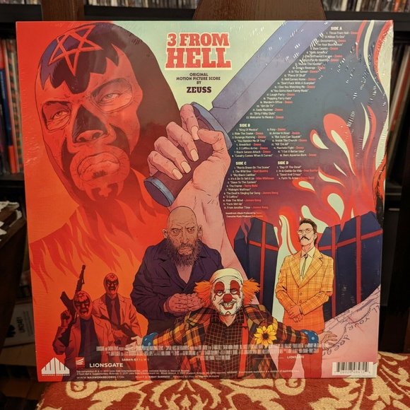 3 From Hell Soundtrack 2-LP ~ Limited Edition 180g Colored Vinyl ~ New/Sealed! - Picture 2 of 2